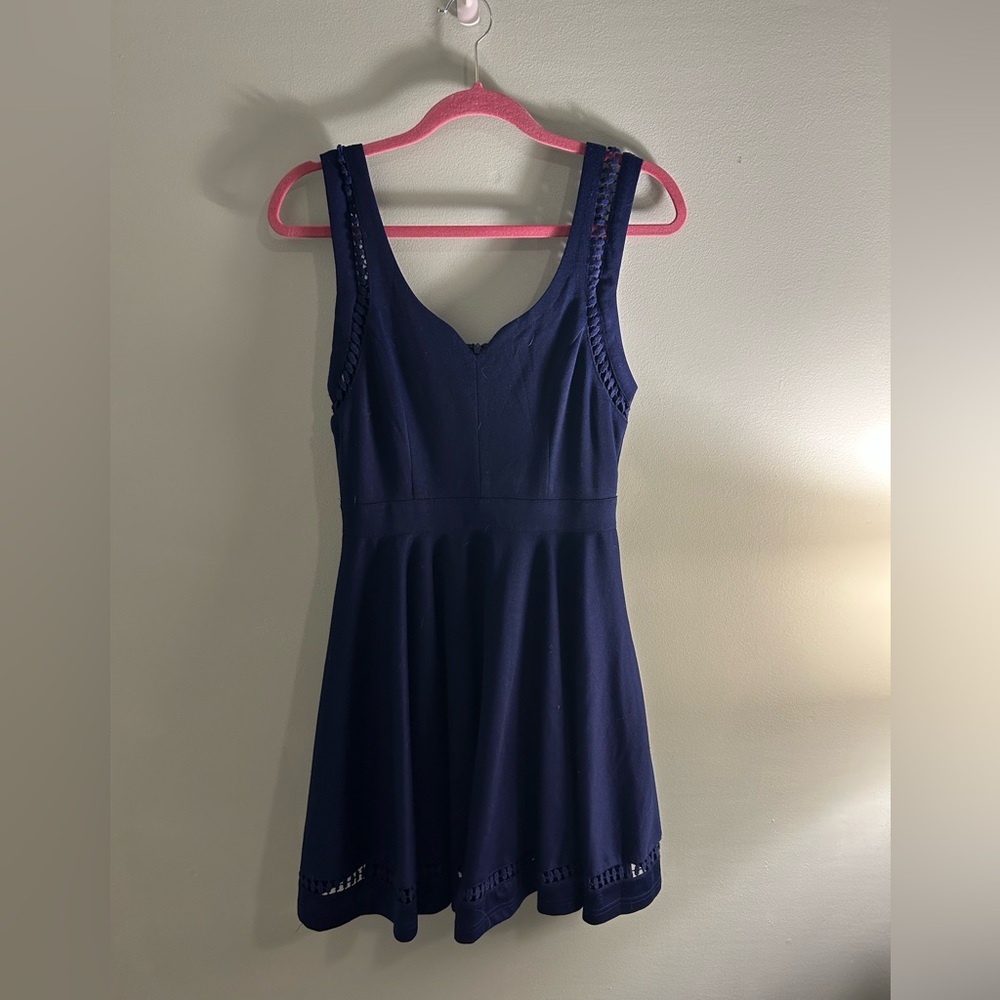 Emmelee navy blue dress from Francesca’s
